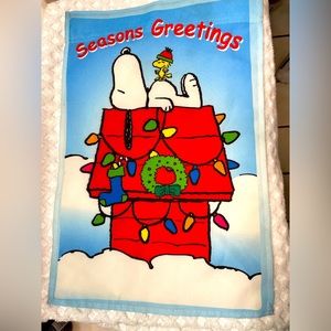 Snoopy Garden small flag